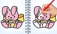 Coloring Bunny Book