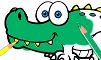 Alligator Coloring Book